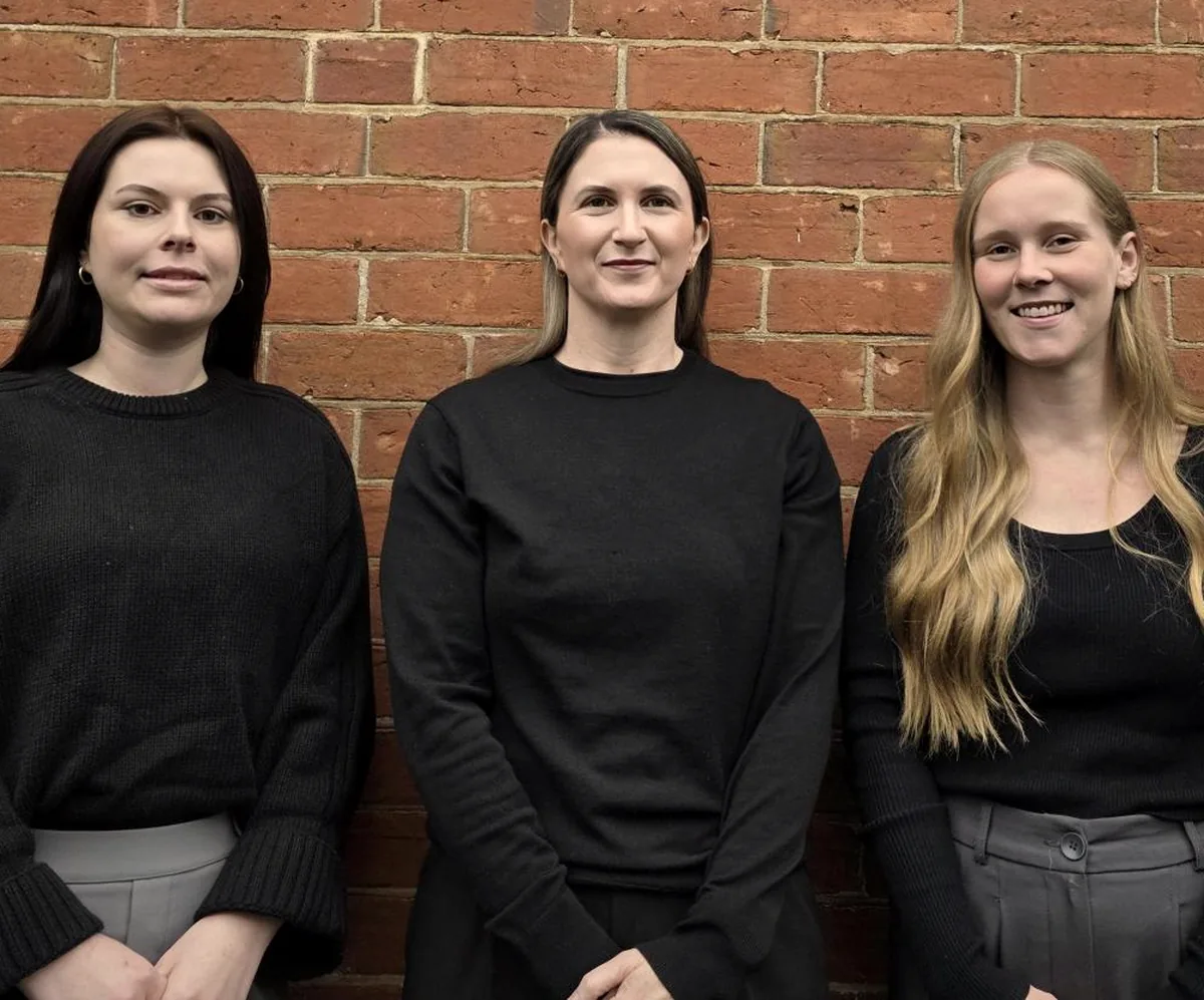 The Fast Tracking team at their Bendigo office - Erin Wilson, Hannah O'Hanlon and Jamie Hamilton